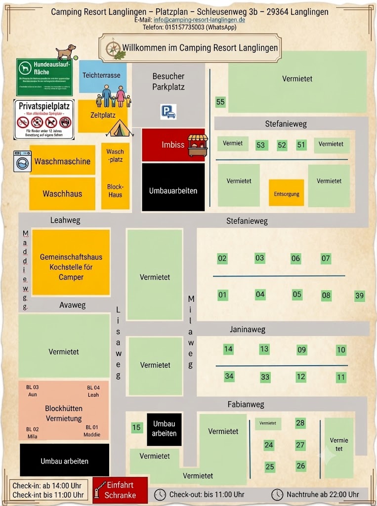 Platzplan